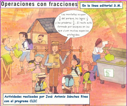 Operaciones con fracciones | Recurso educativo 34282