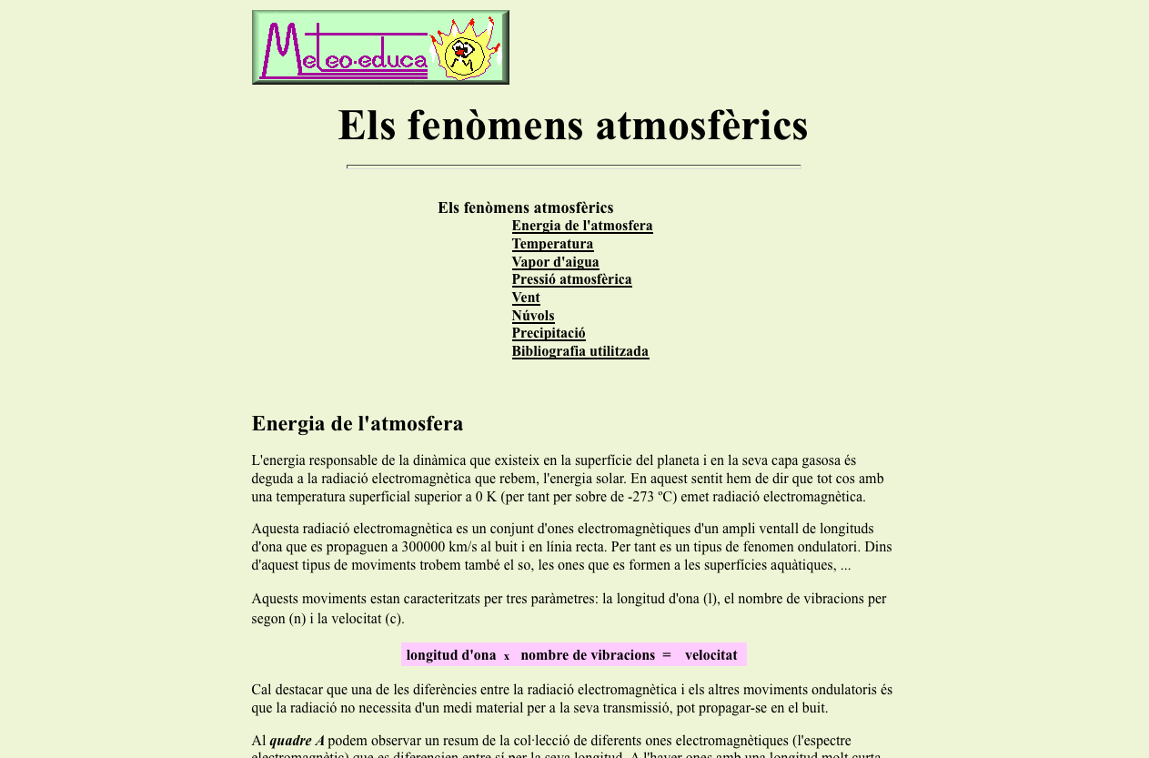 Els fenòmens atmosfèrics | Recurso educativo 34530