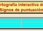 Ortografía interactiva de  Signos de puntuación | Recurso educativo 36499