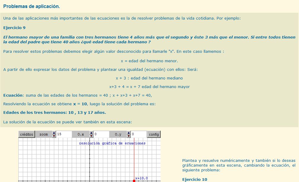 Aplicación de las ecuaciones | Recurso educativo 36828