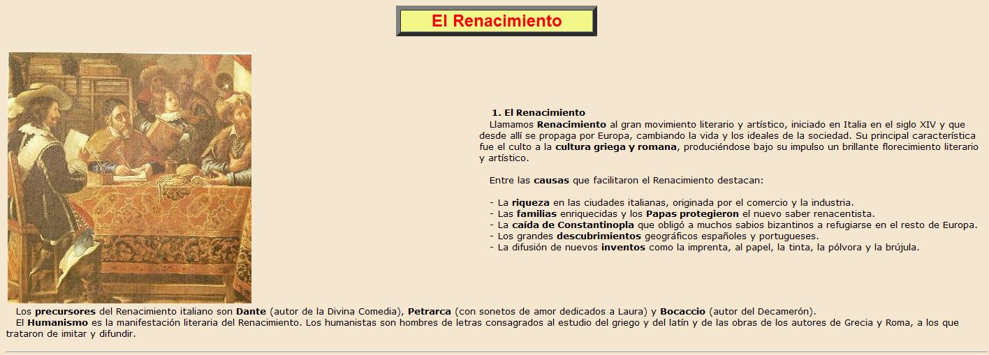 El Renacimiento | Recurso educativo 37704