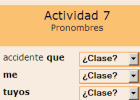 Clases de pronombres 1 | Recurso educativo 39097