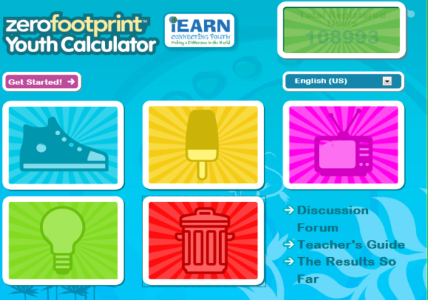 Website: Zerofootprint kids calculator | Recurso educativo 42317