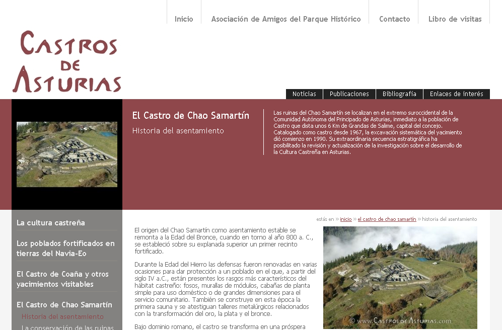 Castros de Asturias: castro de Chao Samartín | Recurso educativo 43209