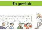 Fitxa: els gentilicis | Recurso educativo 43812