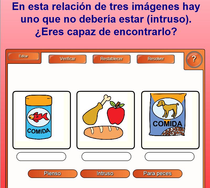 Encuentra al intruso | Recurso educativo 47376