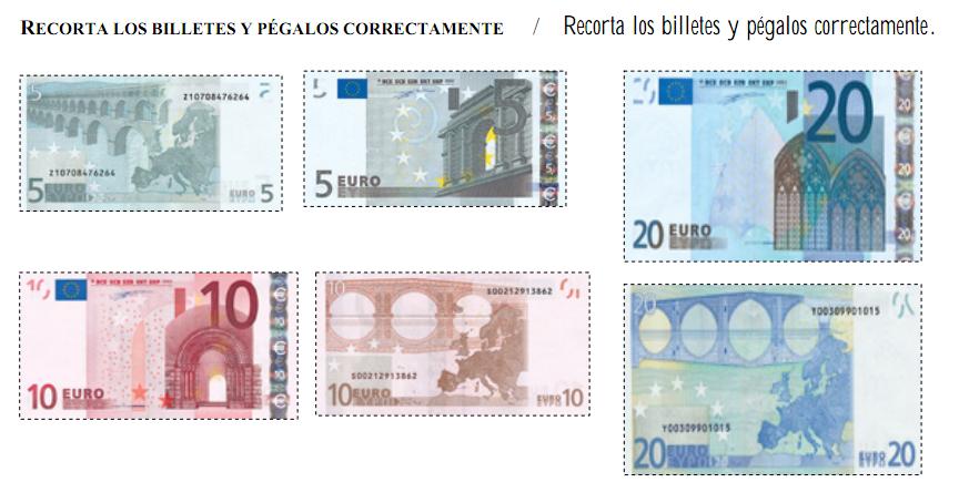 Ficha: billetes | Recurso educativo 47659