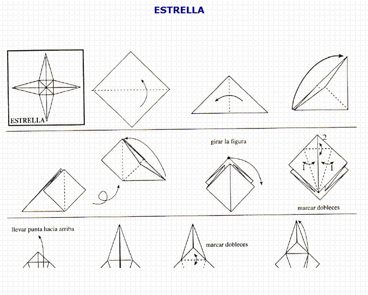 Origami: estrella | Recurso educativo 49738