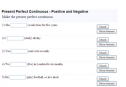 Present perfect continuous: Positive and negative | Recurso educativo 60591