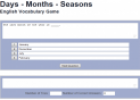 Days, months and seasons | Recurso educativo 19689