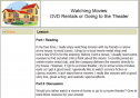 Reading: Watching movies | Recurso educativo 24091