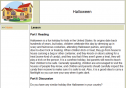 Reading: Halloween | Recurso educativo 24193