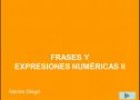 Frases y expresiones numéricas 2 | Recurso educativo 29191