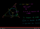 Video: Incenter and incircles of a triangle | Recurso educativo 72049