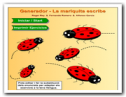 La mariquita escribe | Recurso educativo 84062