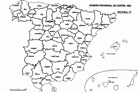 LA DIVISIÓN EN PROVINCIAS DEL CENTRALISMO LIBERAL | Recurso educativo 85275