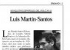 Novelistas españoles del siglo XX: Luis Martín-Santos | Recurso educativo 85772