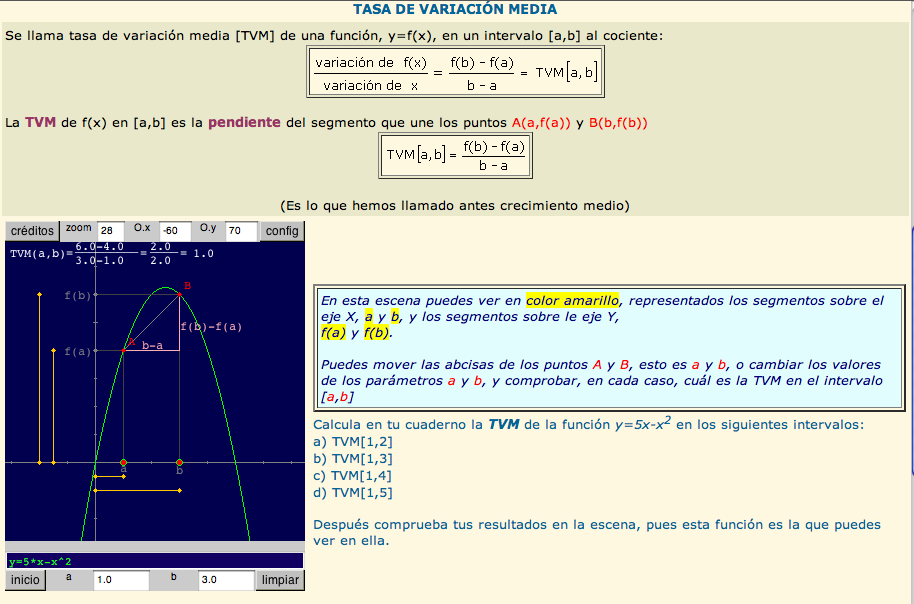 Tasa de variación media | Recurso educativo 92213