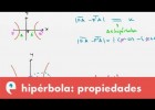 Cónicas: propiedades de la hipérbola | Recurso educativo 109260