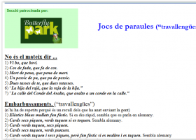 Jocs de paraules | Recurso educativo 677606