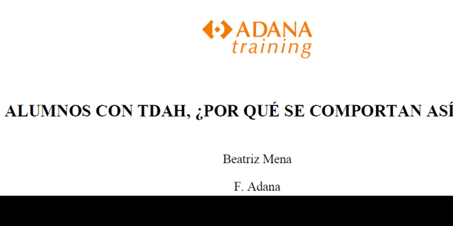 Alumnos con TDAH: ¿Porqué se comportan asi? | Recurso educativo 679266